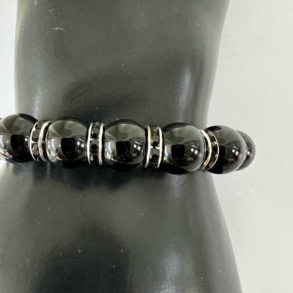 Alpha Phi Alpha Men's Beaded Elastic Bracelet - Picture 4 of 10